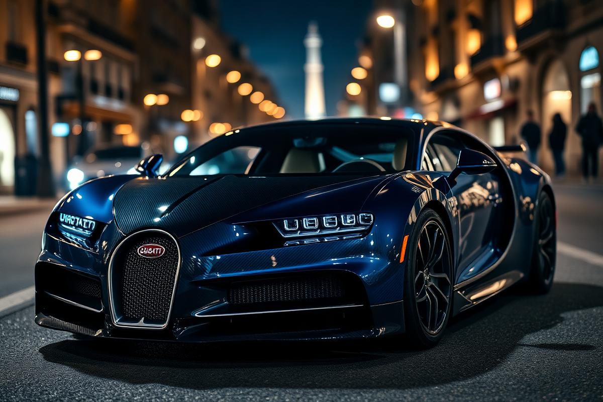 Bugatti Chiron en location chez KARSCOM à Paris