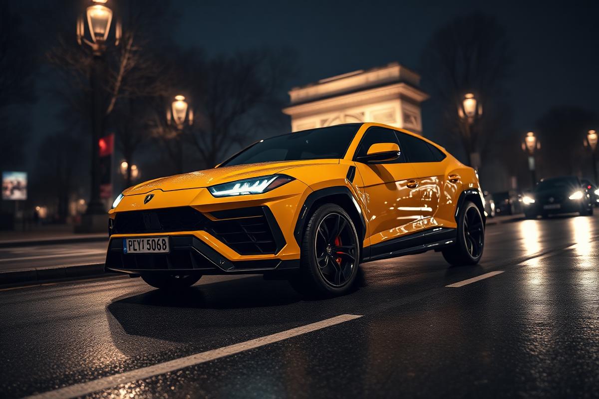 Lamborghini Urus en location chez KARSCOM à Paris