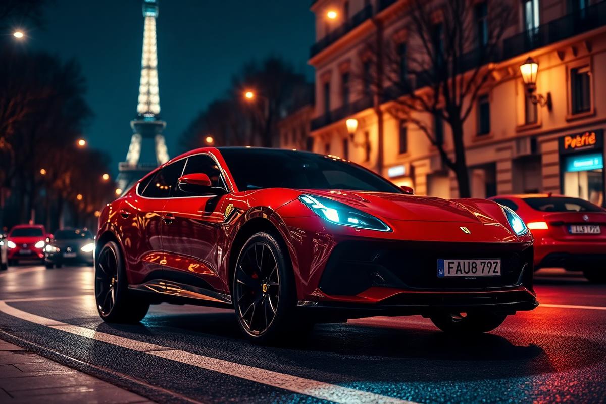 Ferrari Purosangue en location chez KARSCOM à Paris