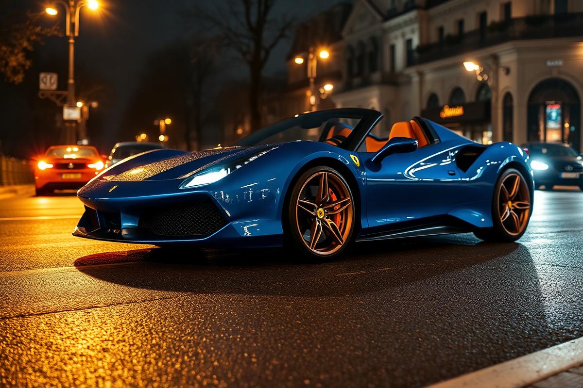 Ferrari F8 Spider en location chez KARSCOM à Paris