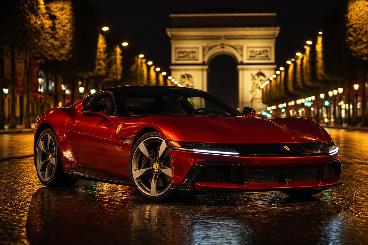 Ferrari 12Cilindri en location chez KARSCOM à Paris